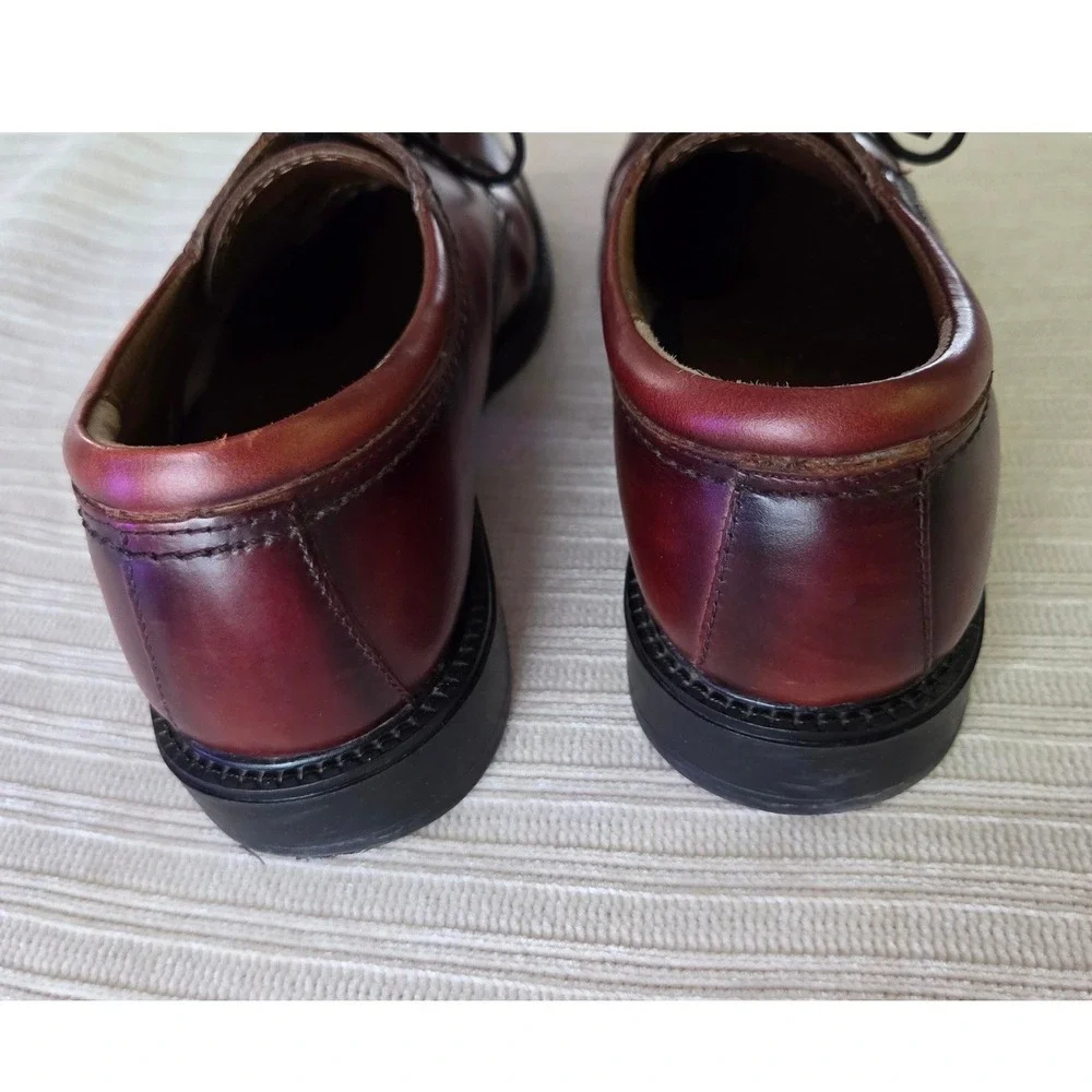 Leather Dockers Oxford Shoes Mens 10.5 Brown Gordon‎ Cap Toe Business Casual